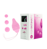 Femintimate Pelvix Pink Extra Soft Silicone Pelvic Floor Rehabilitation Tool with 3 Weighted Balls 9.5g 17.5g 35g Phthalate Free Default Title > Sex Toys For Ladies > Kegel Exercise